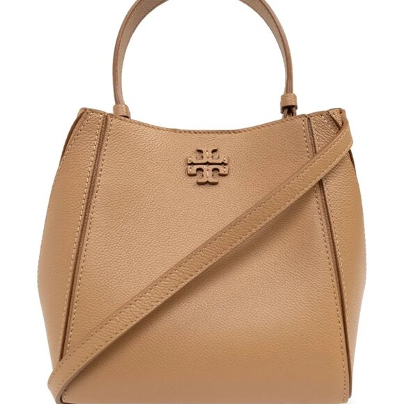 NWT ✅Tory Burch MCGRAW Bucket Bag ~ #158499-0624 ~ TIRAMISU ~ NWT & DUST BAG - Picture 1 of 17